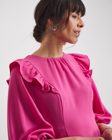 Joanna Hope Frill Shoulder Dress