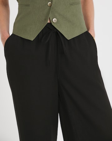 2 Pack Linen Wide Leg Trousers