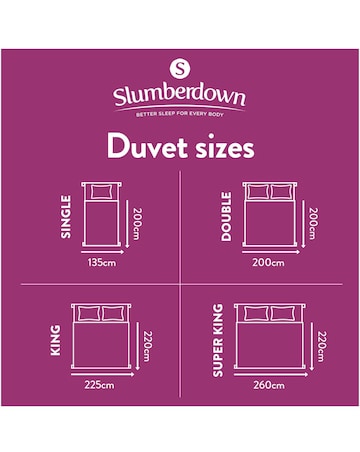 Slumberdown Feels Like Down 10.5 Tog Duvet