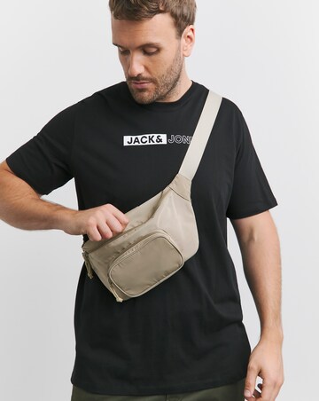 Jack & Jones Corp Logo T-Shirt - Black