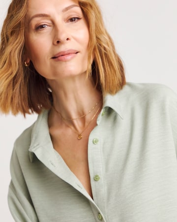 Textured Oversized Shirt