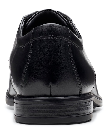 Clarks Howard Walk Shoes Wide Fit - Black