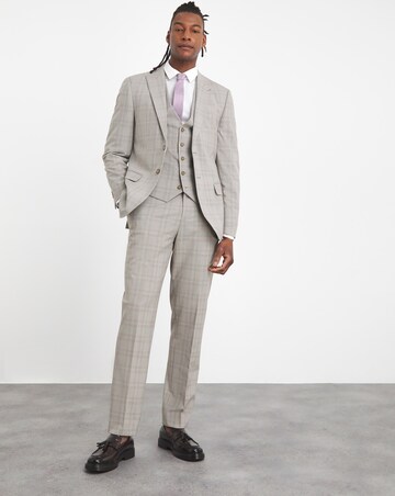 Tailored Check Suit Blazer