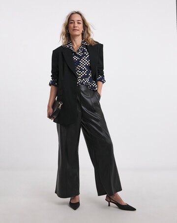 Womens Dipped Back Shirt - Spot Print