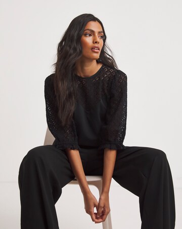Black Lace Top