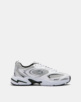 Lacoste Storm 96 Trainers - White/Dark Green