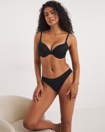 Wonderbra Value T Shirt Wired Bra Black