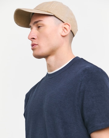 Towelling Crew Neck T-Shirt