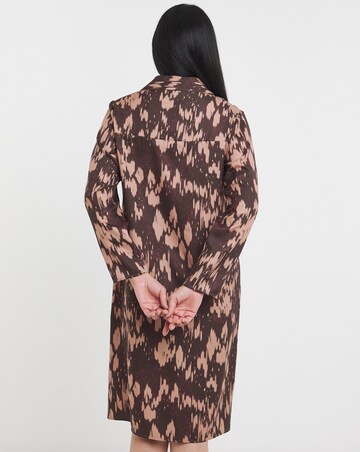 Collared Long Sleeve Tunic Dress