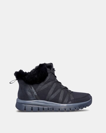 Skechers Graceful Slip In Fur Lined Boots Standard Fit