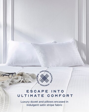 Snuggledown Luxuriously Soft & Cosy Bundle - 10.5 Tog Duvet + 2 Medium Pillows