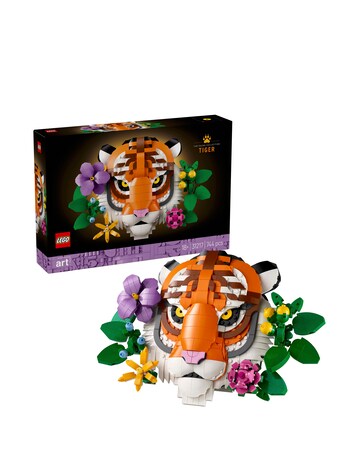 LEGO Art The Fauna Collection Tiger, New Home Housewarming Gift 31217