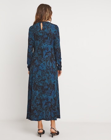 Ruched Seam Detail Midi Dress