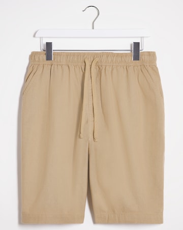 Linen Mix Elasticated Short