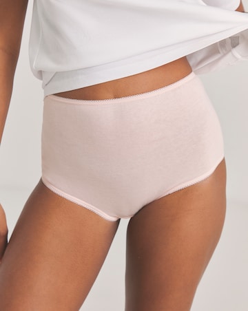 Pretty Secrets 4 Pack Blush Cotton Full Brief Knickers