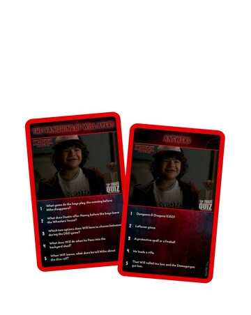 Stranger Things Top Trumps Quiz