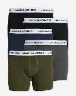 Jack &amp; Jones Logo Trunks 5 Pack - Multi