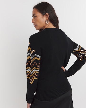 Sequin Fairisle Jumper