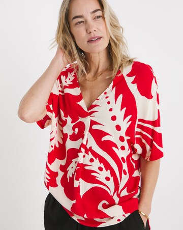 Textured Crinkle Tunic Top