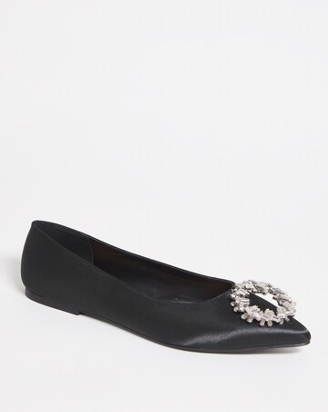 Joanna Hope Embellished Detail Ballerina Extra Wide EEE Fit