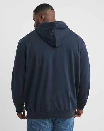 Jack & Jones Vesterbro Logo Hoodie - Navy