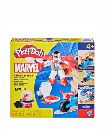 Play-Doh Marvel Playset Captain America Moto-Slicer
