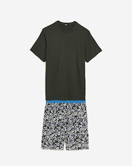 Floral Jersey Graphic Tee and short set