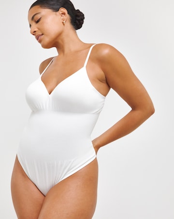 MAGIC Bodyfashion Light Control Soft Cotton Thong Body White