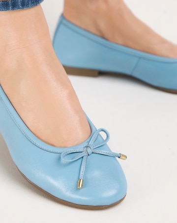 Eliza Basic Leather Ballerina Extra Wide EEE Fit