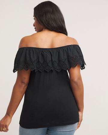 Joe Browns Brodierie Frill Jersey Tee