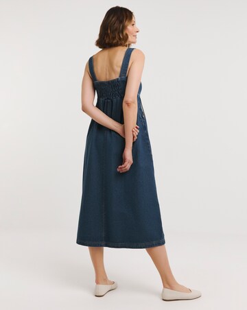 Blue Apron Midi Dress