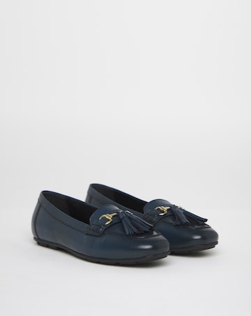 Heavenly Soles Prague Leather Driving Moccasins - Extra Wide Fit (EEE)
