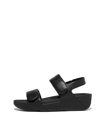 Fitflop Black Lulu Adjustable Leather