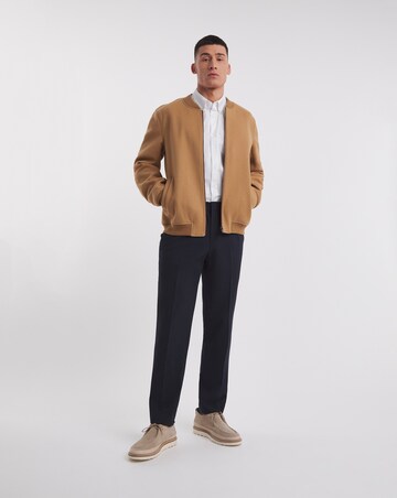 White Long Sleeve Button Down Poplin Shirt