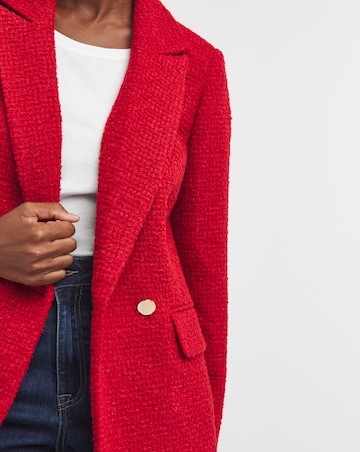 Boucle Double Breasted Blazer