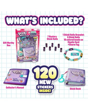 Sticki Rolls Series 2 Sticki Book Pack