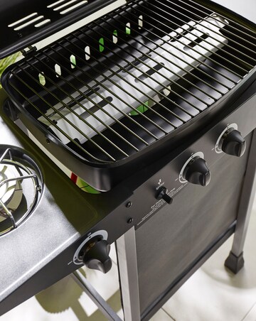 2 Burner Gas BBQ with Side Burner