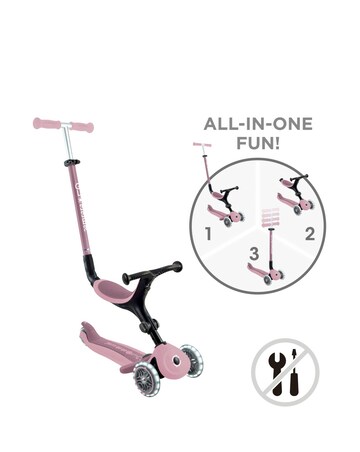 Globber Go Up Active Eco Ride On/Scooter - Berry