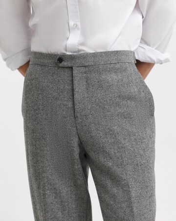Herringbone Tweed Reg Fit Trouser