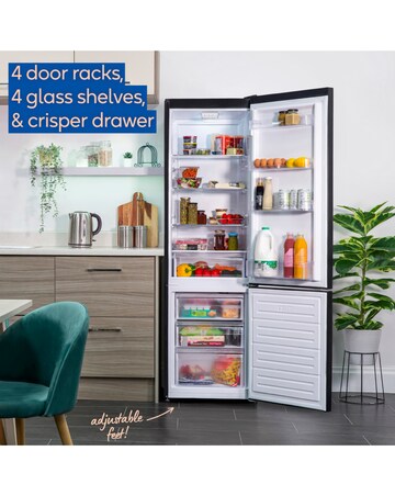 Russell Hobbs RH180FFFF551E1B Frost-Free Fridge Freezer - Black