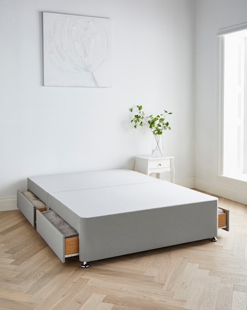 Silentnight 1000 Pocket Pillowtop Memory Divan Set with 4 Drawers