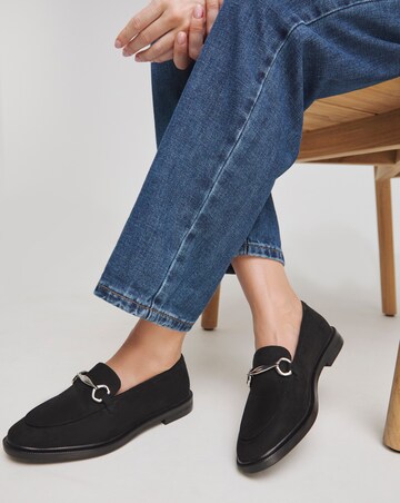 Ankara Classic Loafer With Metal Trim - Wide Fit (E)