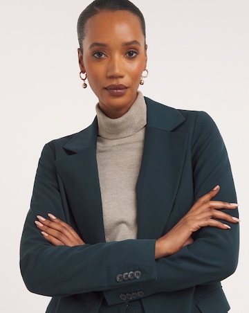 PVE Blazer With Wide Lapels