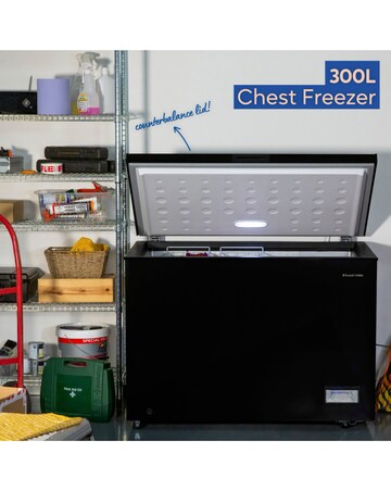 Russell Hobbs RH300CF201B 300L Chest Freezer - Black