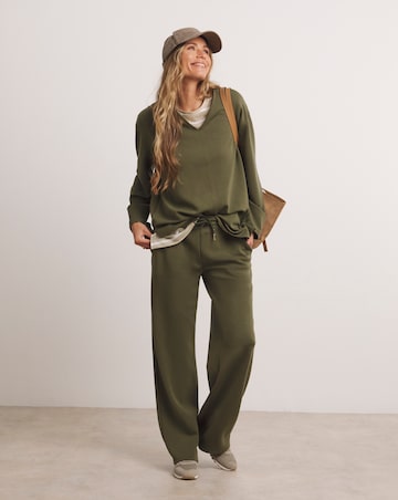 Anthology V-Neck Modal Longline Sweatshirt