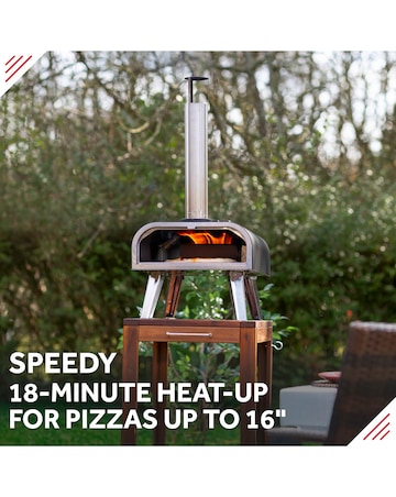 George Foreman 16" Pizza Oven with Paddle & Carry Bag