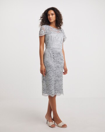 Joanna Hope Lace Shift Dress