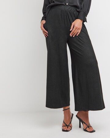 Pull On Foil Printed Soft Touch Wide Ankle Grazer
