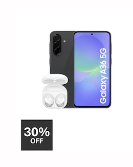 Samsung Galaxy A36 5G Awesome Black &amp; Buds FE Bundle