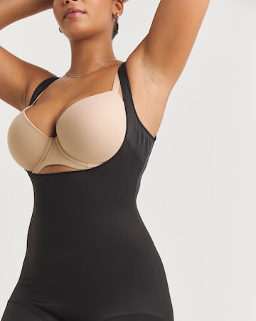 Naomi&Nicole Unbelievable Comfort Firm Control Torsette Thigh Slimmer Black